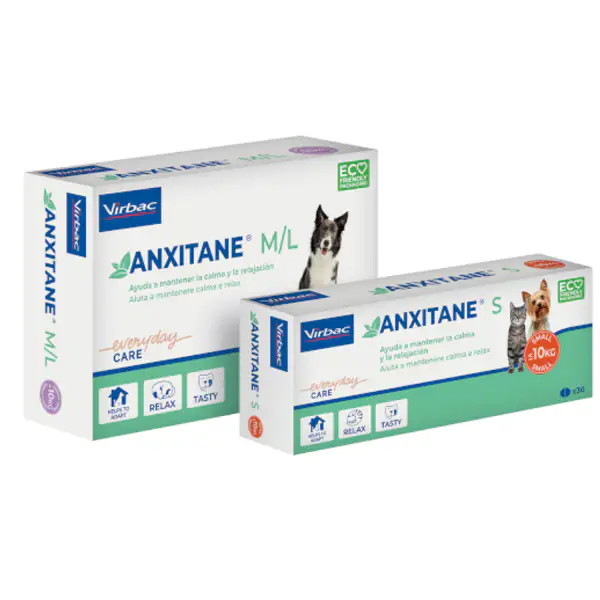 Virbac Anxitane per la Riduzione dello stress Compresse per cani e gatti