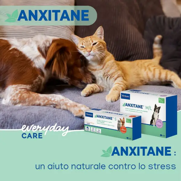 Virbac Anxitane per la Riduzione dello stress Compresse per cani e gatti