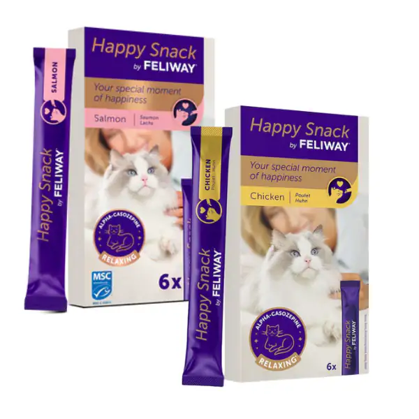 Feliway Happy Snack per gatti in crema 90 gr
