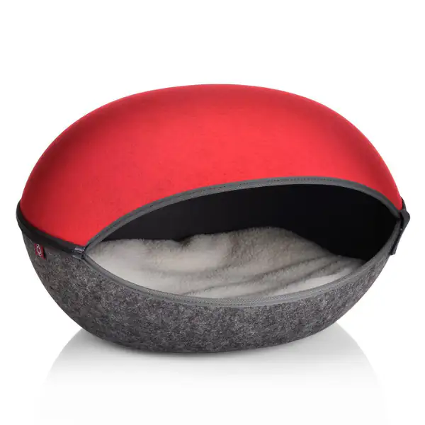 Cuccia per gatti Nicchia in felcro, con cuscino double face Canadian Cat