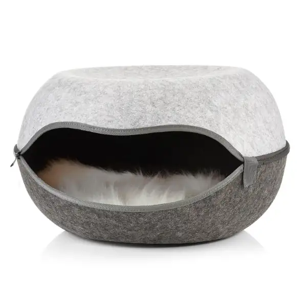 Cuccia per gatti Nicchia in felcro, con cuscino double face Canadian Cat