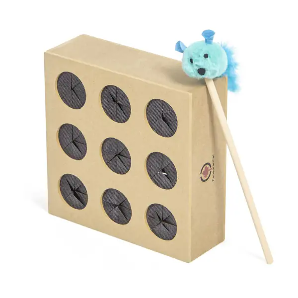 Gioco di abilità per gatti cattura il topo in robusto legno CanadianCat