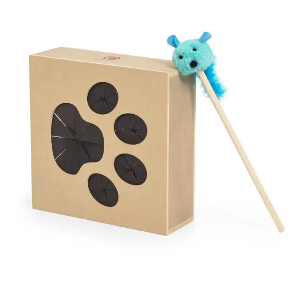 Gioco di abilità per gatti cattura il topo in robusto legno CanadianCat