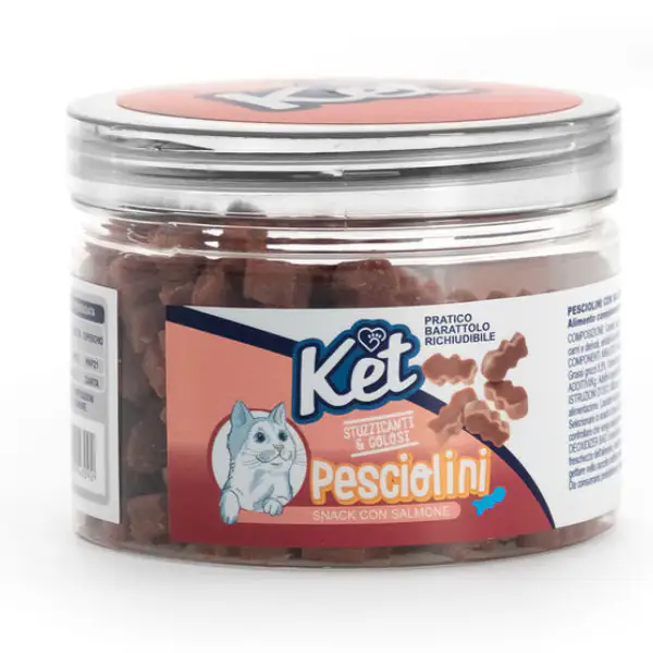 Ket Cat Snack morbidi per gatti in barattolo da 100 gr