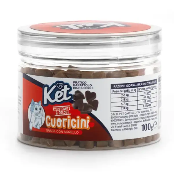 Ket Cat Snack morbidi per gatti in barattolo da 100 gr