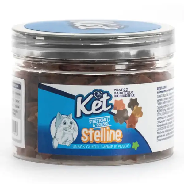 Ket Cat Snack morbidi per gatti in barattolo da 100 gr