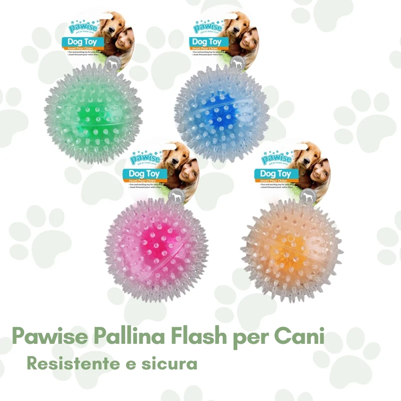 Pawise Pallina Flash per Cani