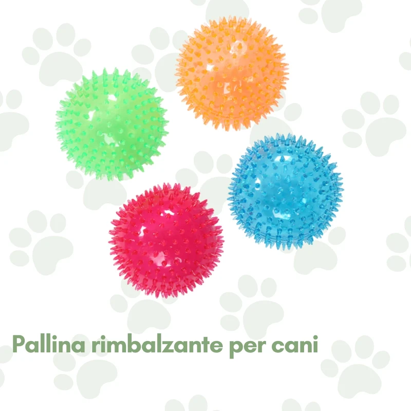 Pallina rimbalzante per cani