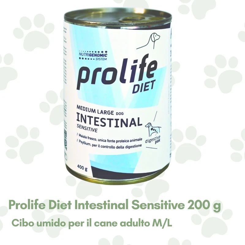 Prolife Diet Intestinal Sensitive Cane Adulto t. M/L 400g