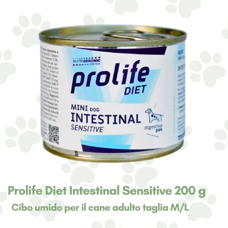 Prolife Diet Intestinal Sensitive Cibo Umido Cane t. Mini 200g