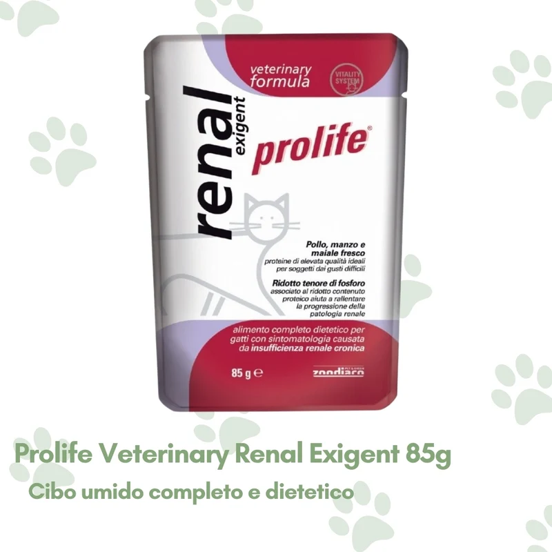 Prolife Veterinary Renal Exigent Cibo Umido Gatto 85g