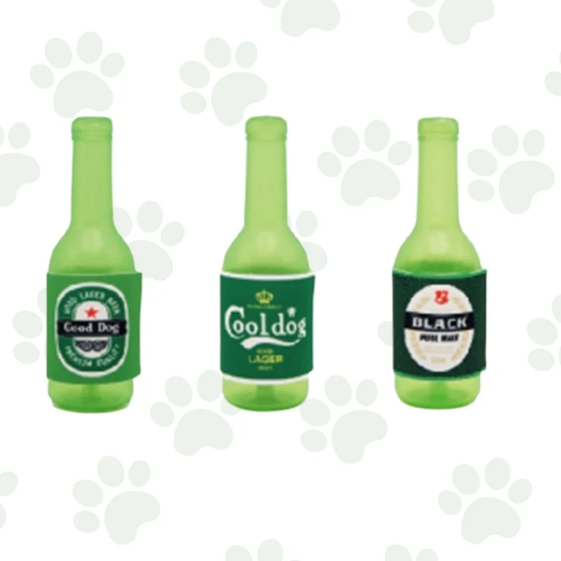 Bottiglie Giocattolo - Gioco con cigolio per cani