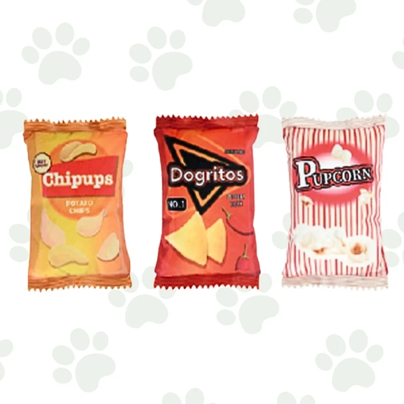Giocattolo a Forma di Snack - Gioco morbido per cani