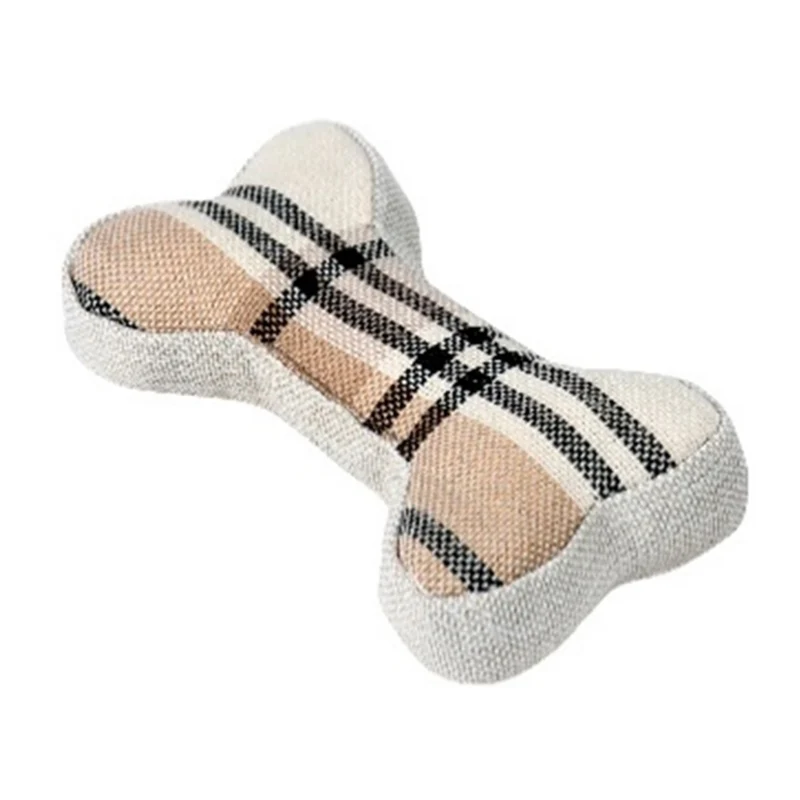 Peluche per cani a forma di osso