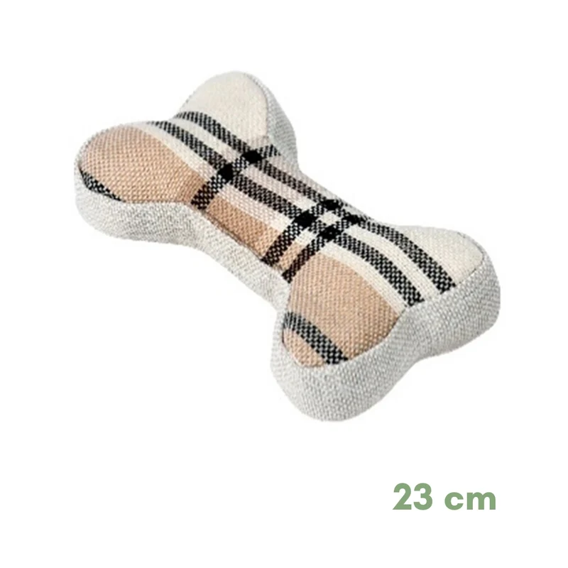 Peluche per cani a forma di osso