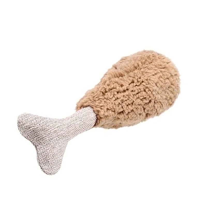 Peluche per cani a forma di cosciotto