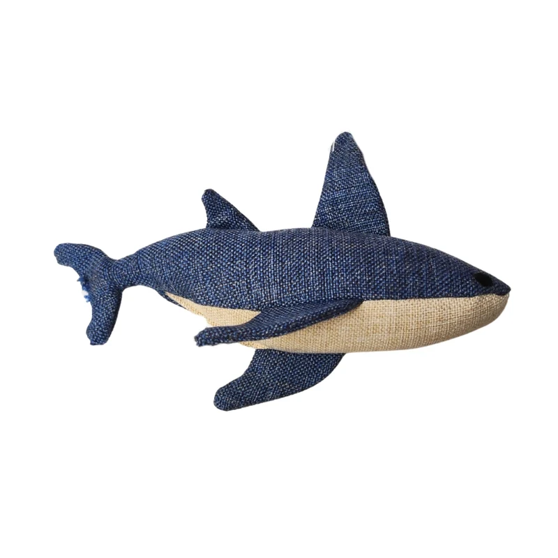 Peluche Animali Marini per Cani in Jeans