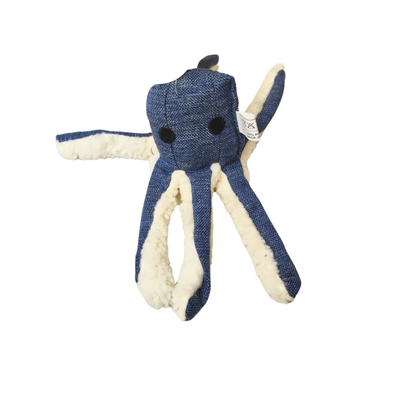 Peluche Animali Marini per Cani in Jeans