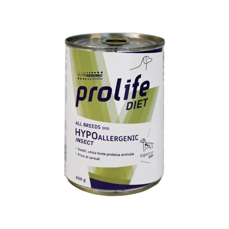 Prolife – Diet Hypoallergenic Insect cibo umido per cani 400g