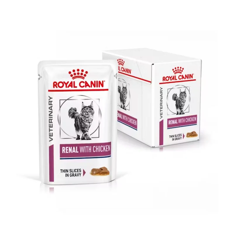 Royal Canin – Veterinary diet renal con pollo cibo umido gatti 12x85g