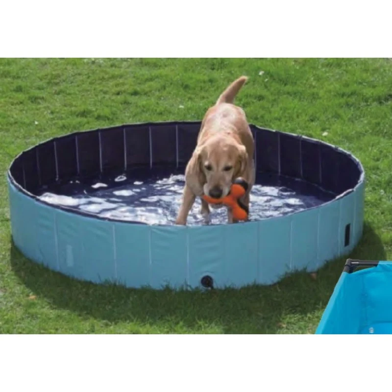 Piscina per cani 120×30 cm pieghevole per esterno