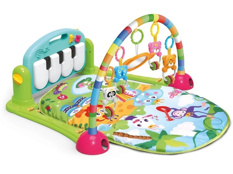 Palestrina tappeto neonato 3 in 1 pianoforte con luci suoni e peluche