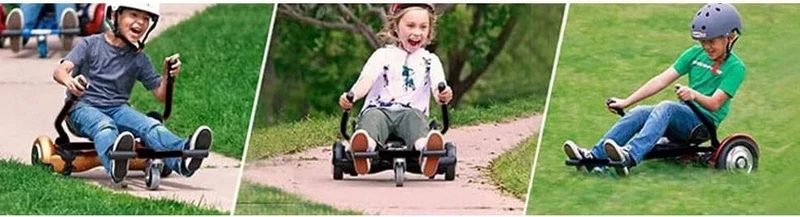 Sedile scooter elettrico autobilanciato compatibile con Hoverboard carico 50 kg