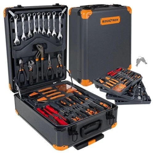 Set di utensili Bigstretch da 1000 pezzi, chiavi a bussola, punte in alluminio XXL