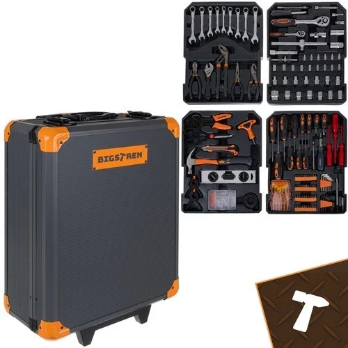 Set di utensili Bigstretch da 1000 pezzi, chiavi a bussola, punte in alluminio XXL