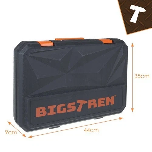 Set di utensili Bigstretch da 168 pezzi, valigetta, chiavi, punte