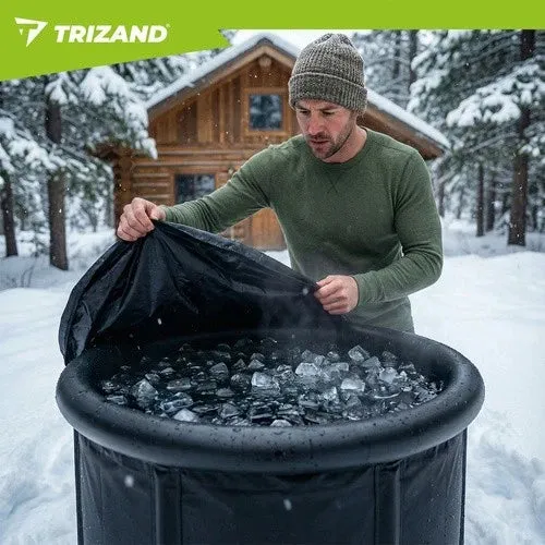 Vasca Bagno di Ghiaccio Lunga 90 cm Vasca per Immersione per Terapia 320 L