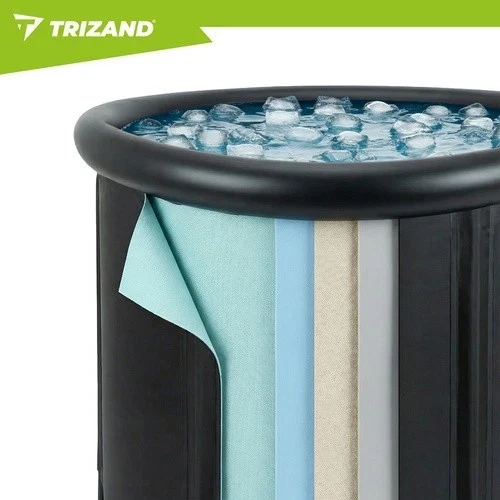 Vasca Bagno di Ghiaccio Lunga 90 cm Vasca per Immersione per Terapia 320 L