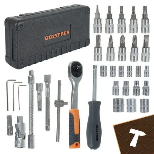 Set di utensili Bigstretch da 46 pezzi, chiavi a bussola 1/4 TORX