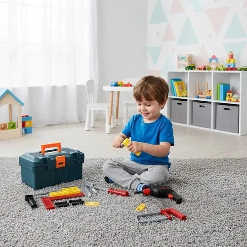 Cassetta degli attrezzi per bambini, set da 32 pezzi