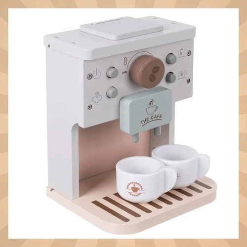 Macchina per il caffè in legno per bambini+ accessori - Giocattolo creativo da regalare