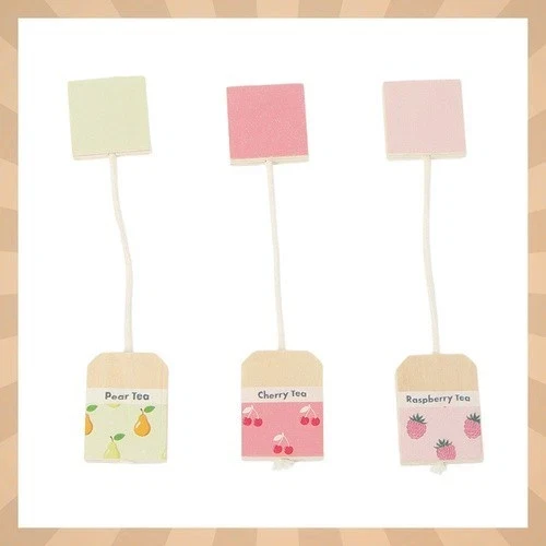 Giocattolo in legno per bambini set colazione gioco dolci tè biscotti tazzine