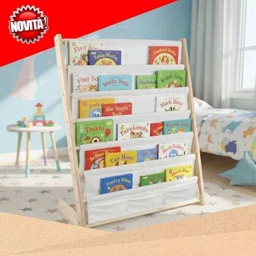 Ordine sicuro e indipendenza: uno scaffale che cresce con il tuo bambino