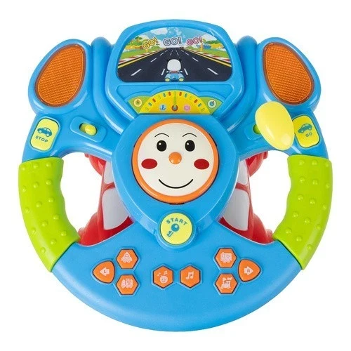 Volante interattivo per bambini 3+ musicale, con effetti LED e proiettore