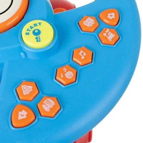 Volante interattivo per bambini 3+ musicale, con effetti LED e proiettore