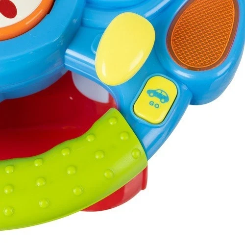 Volante interattivo per bambini 3+ musicale, con effetti LED e proiettore