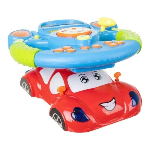 Volante interattivo per bambini 3+ musicale, con effetti LED e proiettore