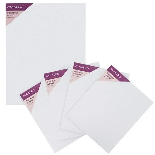 set pittura colori acrilici con pennelli cavalletto regolabile tavolozza e tele