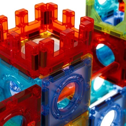 Costruzioni magnetiche giocattolo pista magnetica per biglie 3D per bambini, 110 pezzi!