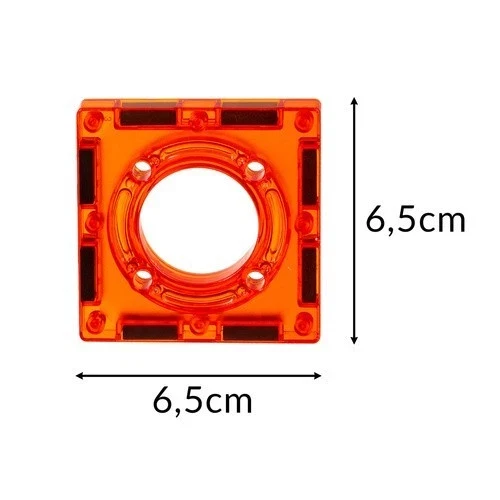 Costruzioni magnetiche giocattolo pista magnetica per biglie 3D per bambini, 110 pezzi!