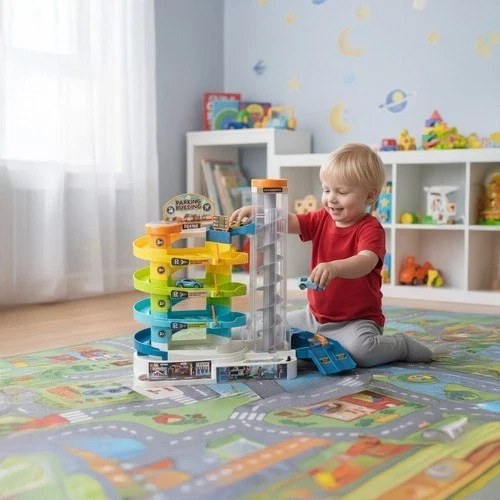 Parcheggio giocattolo - mega garage per bambini