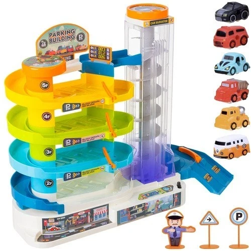 Parcheggio giocattolo - mega garage per bambini