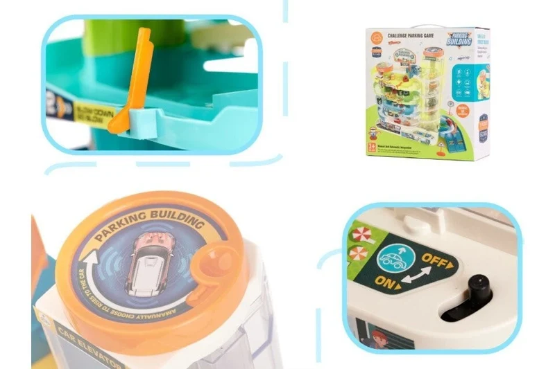 Parcheggio giocattolo - mega garage per bambini