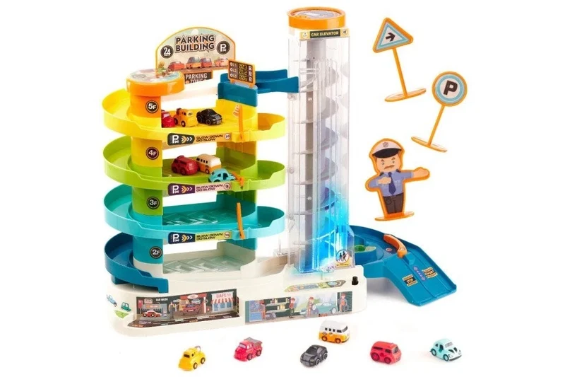 Parcheggio giocattolo - mega garage per bambini