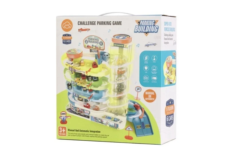 Parcheggio giocattolo - mega garage per bambini