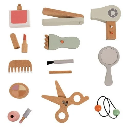 Set di cosmetici in legno 17 in 1: divertimento creativo e apprendimento in uno